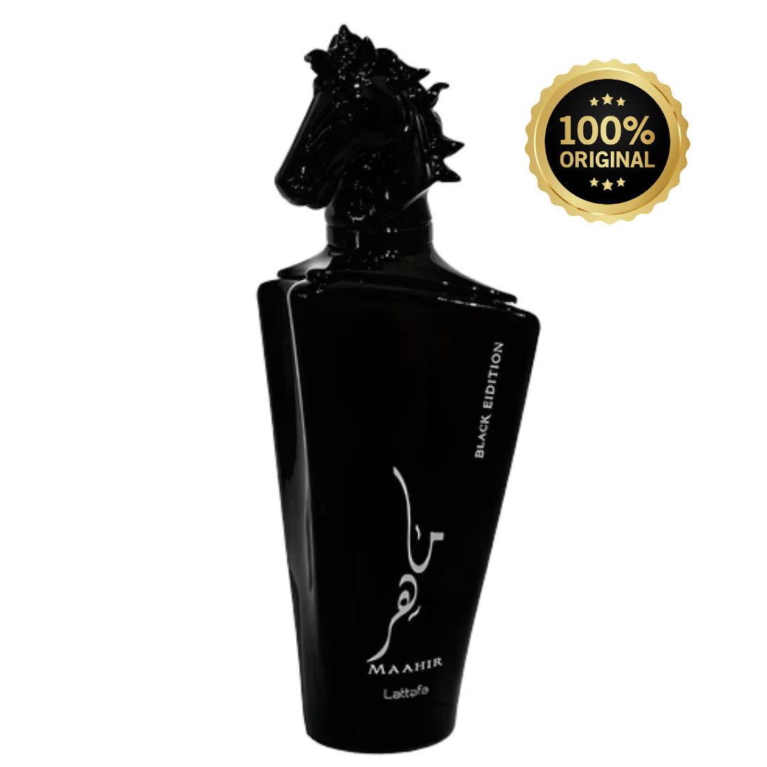 MAAHIR  BLACK EDITION 100ML LATAFFA PERFUMES UNISEX