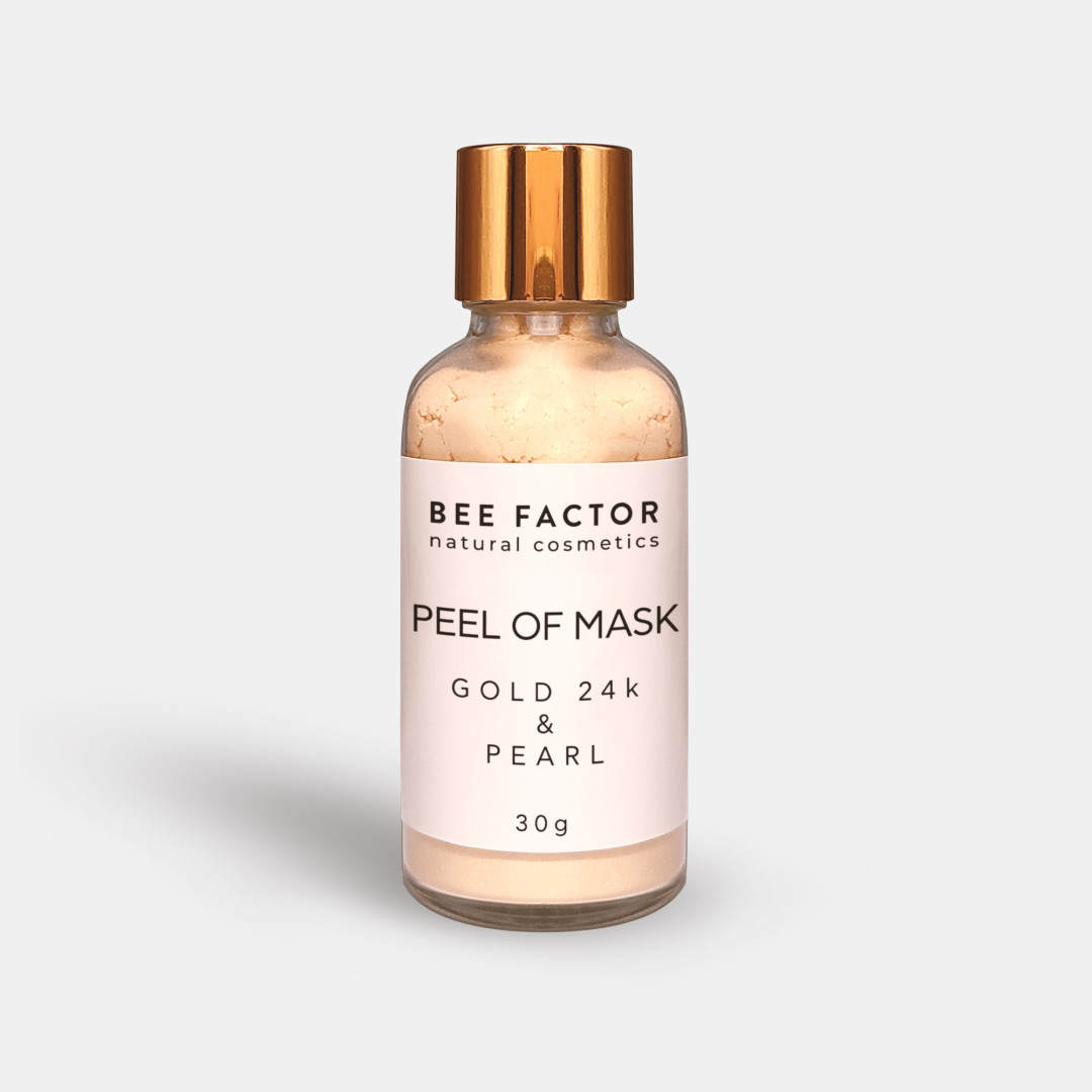 BEE FACTOR PEEL OFF ΜΑΣΚΑ ΜΕ ΧΡΥΣΟ 24K & ΜΑΡΓΑΡΙΤΑΡΙ 