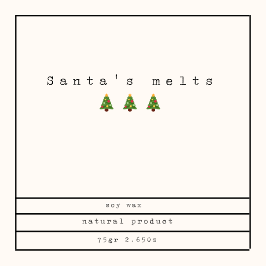 SANTA'S MELTS ΑΡΩΜΑΤΙΚΟ ΚΕΡΙ ΣΟΓΙΑΣ