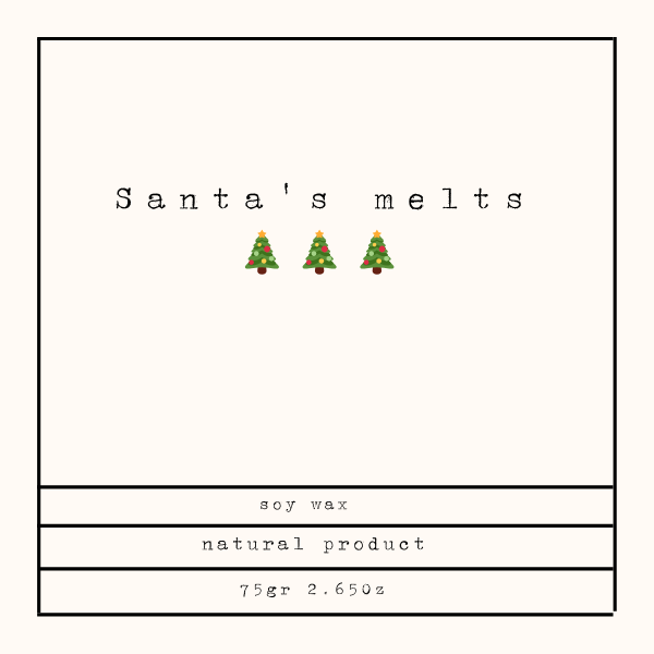 SANTA'S MELTS ΑΡΩΜΑΤΙΚΟ ΚΕΡΙ ΣΟΓΙΑΣ