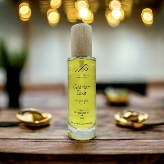 P FOR PELION GOLDEN ELIXIR
